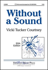 Without a Sound SSA choral sheet music cover